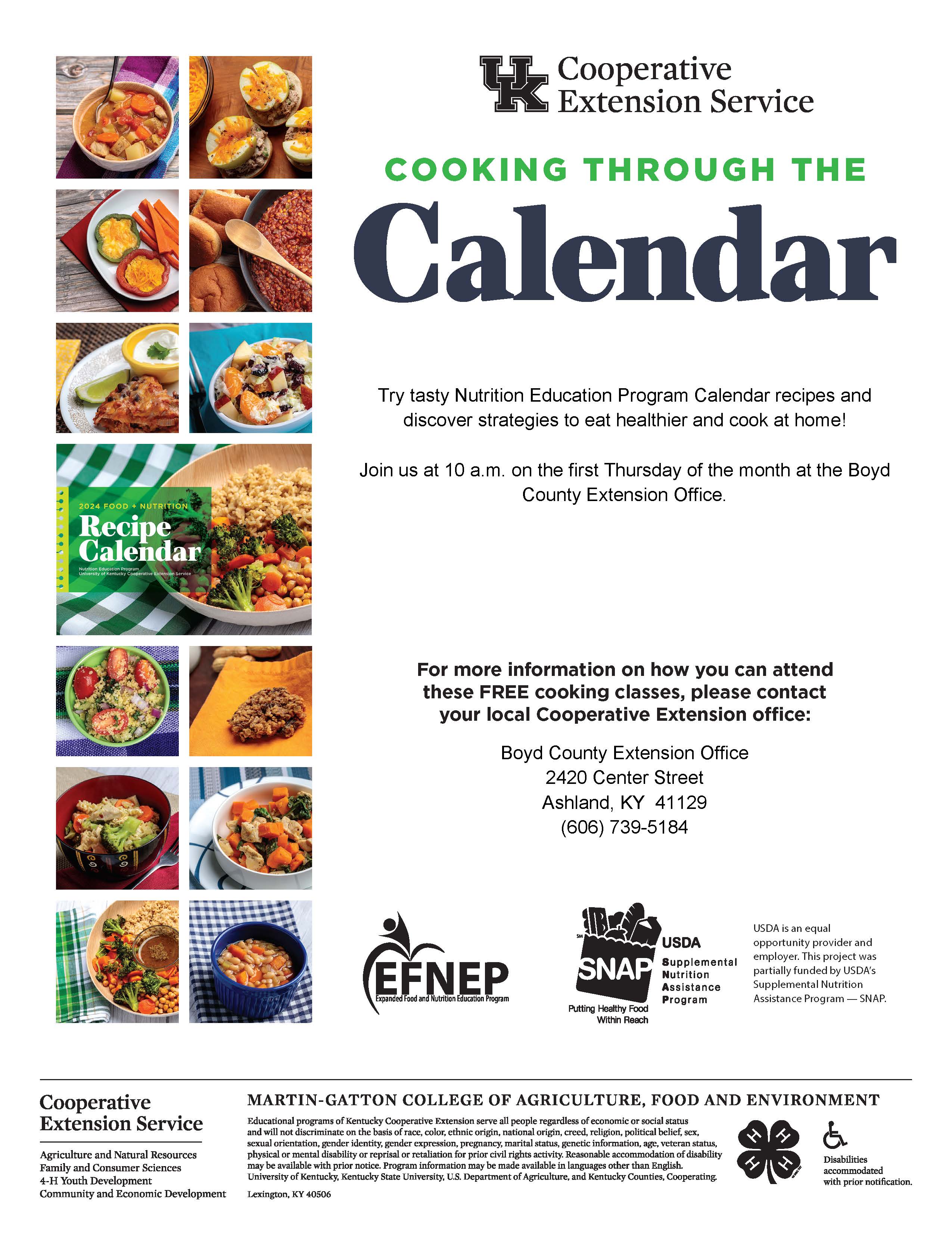 Cooking Through the Calendar